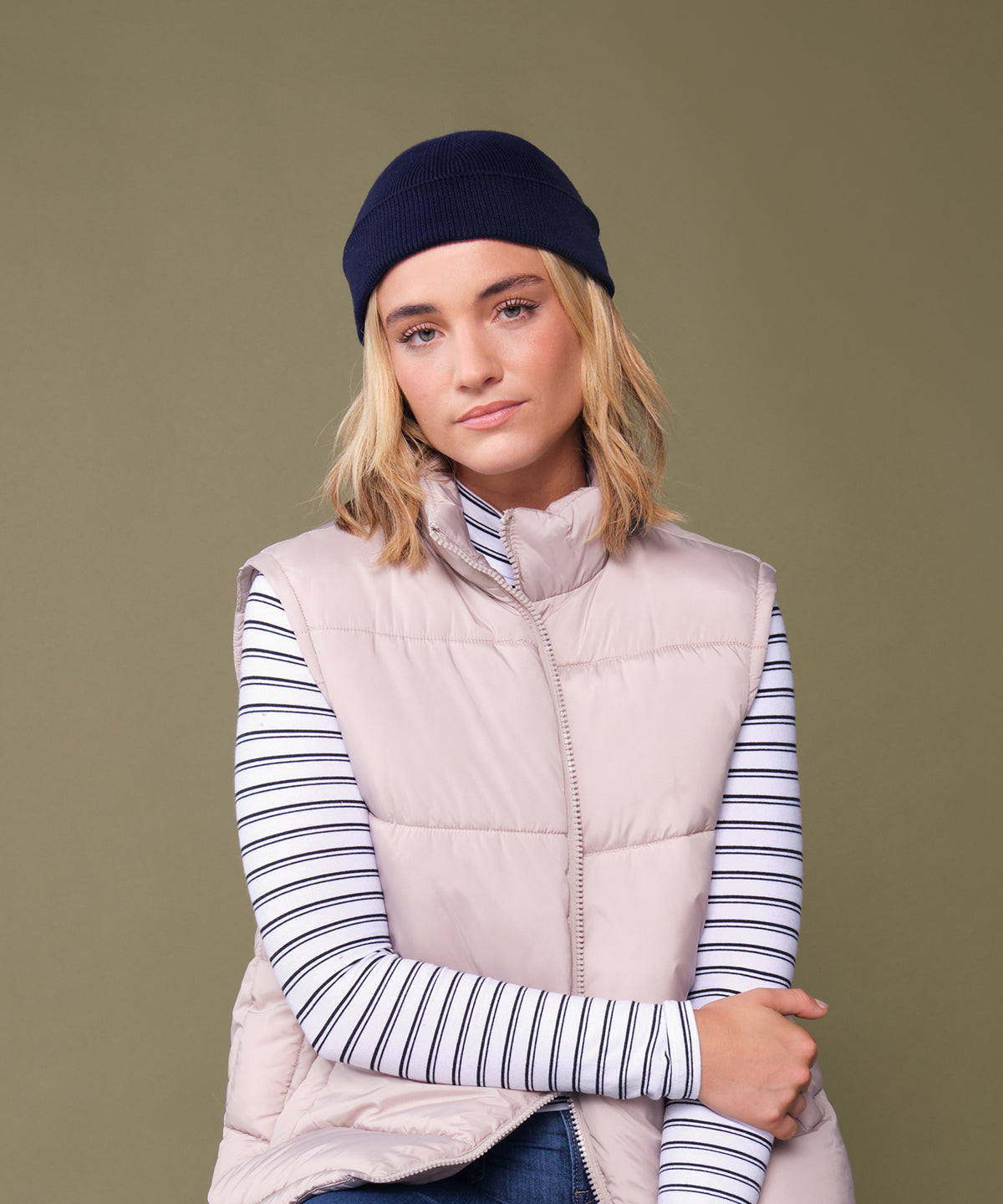 Organic cotton fisherman beanie