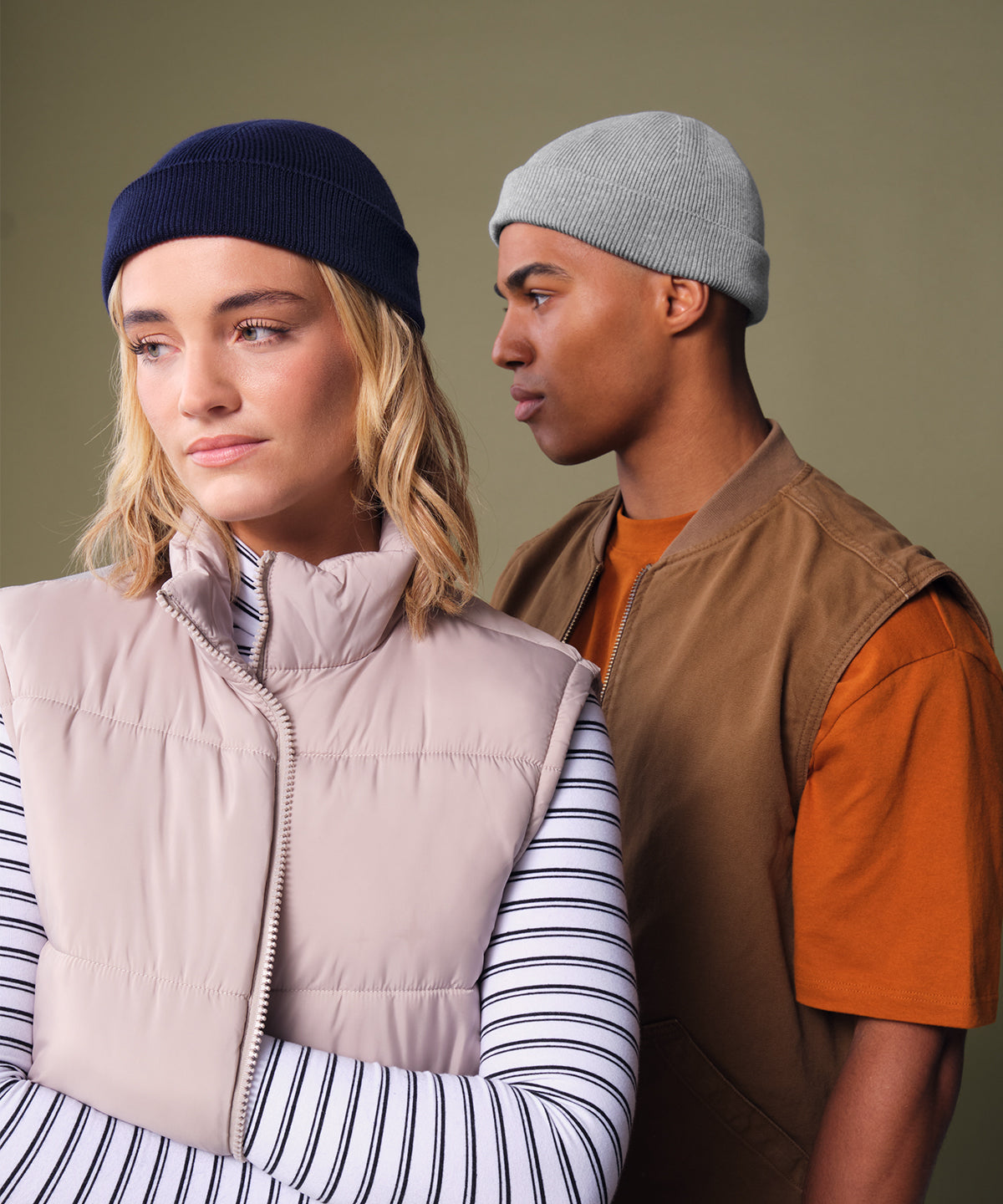 Organic cotton fisherman beanie