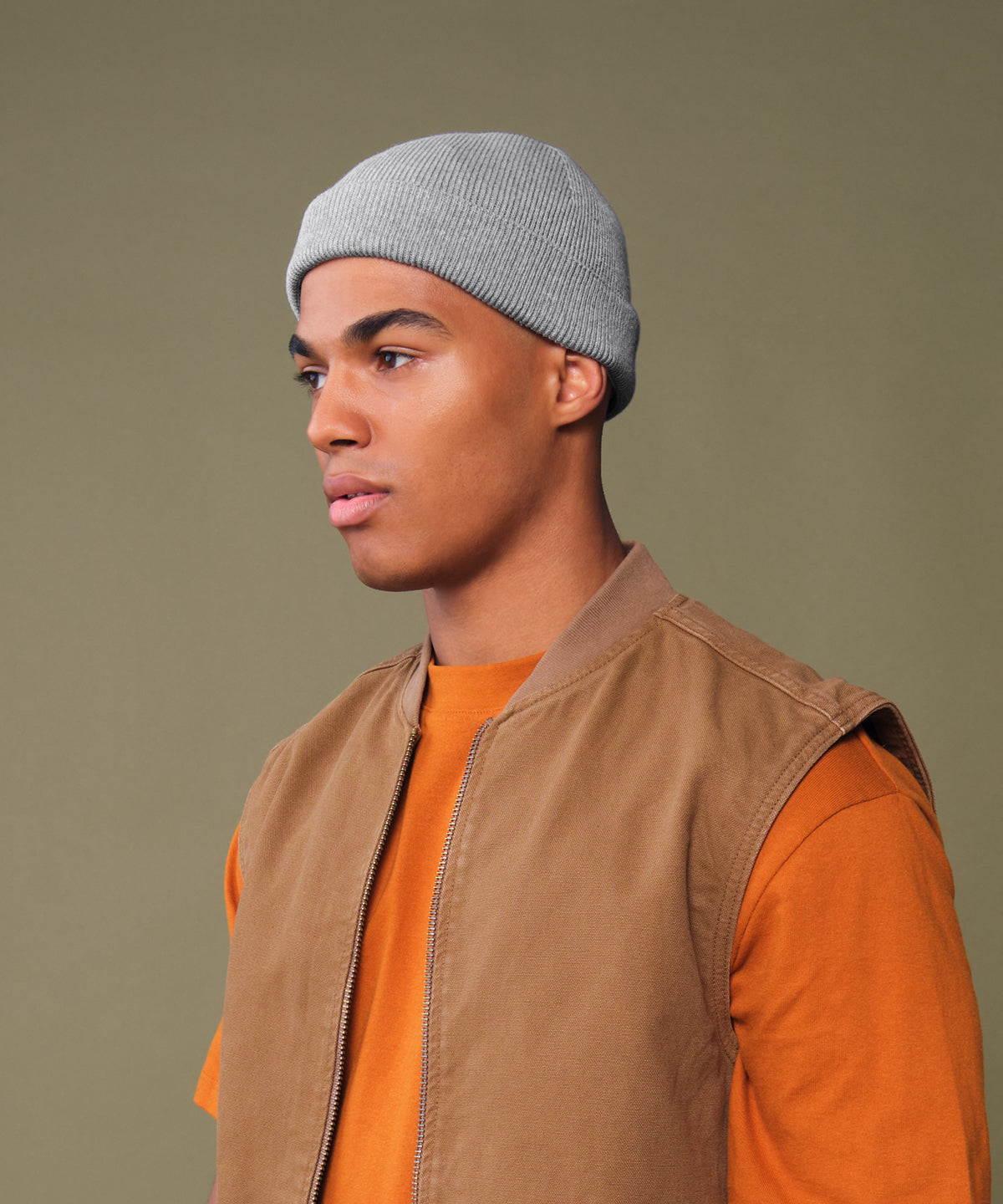 Organic cotton fisherman beanie