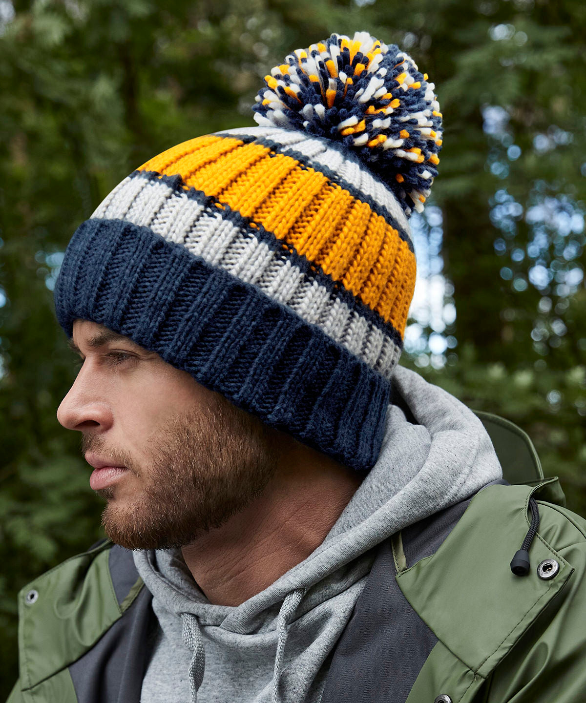 Hygge striped beanie