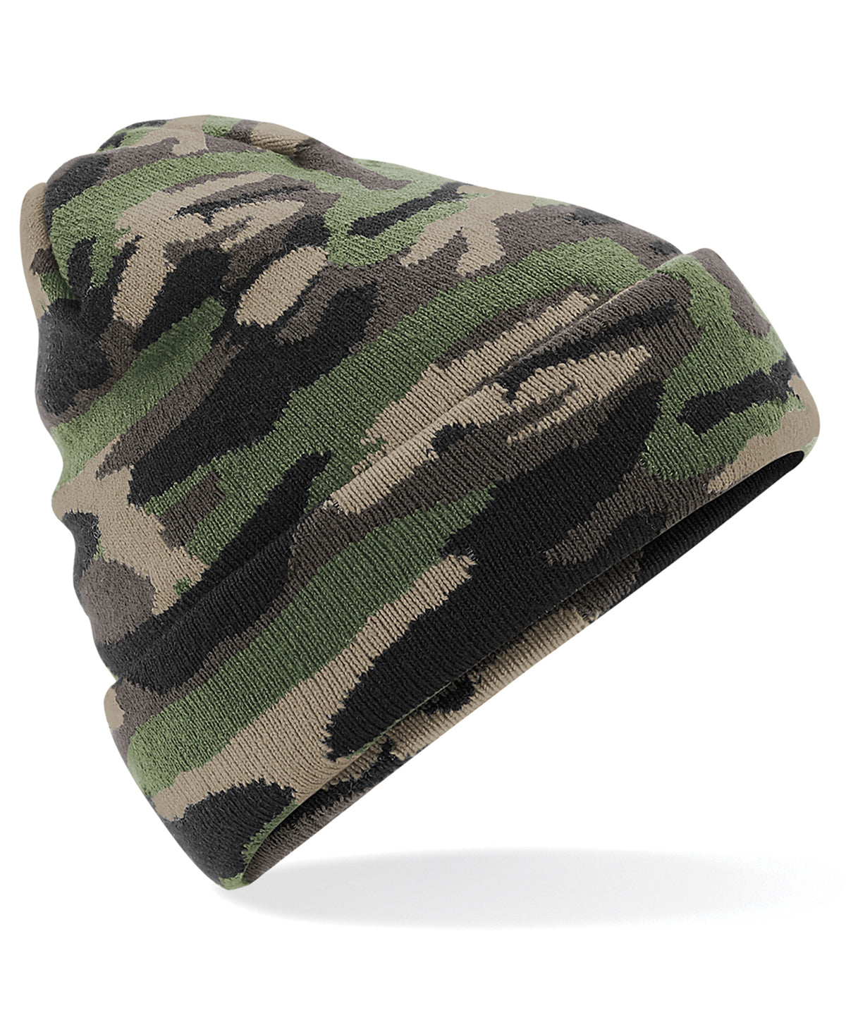 Camo cuffed beanie