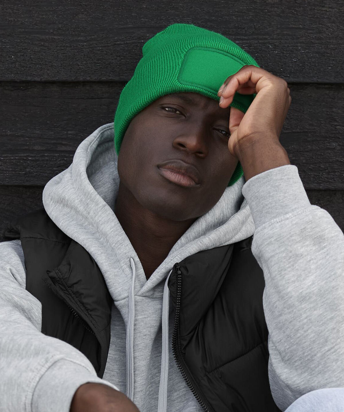 Original patch beanie