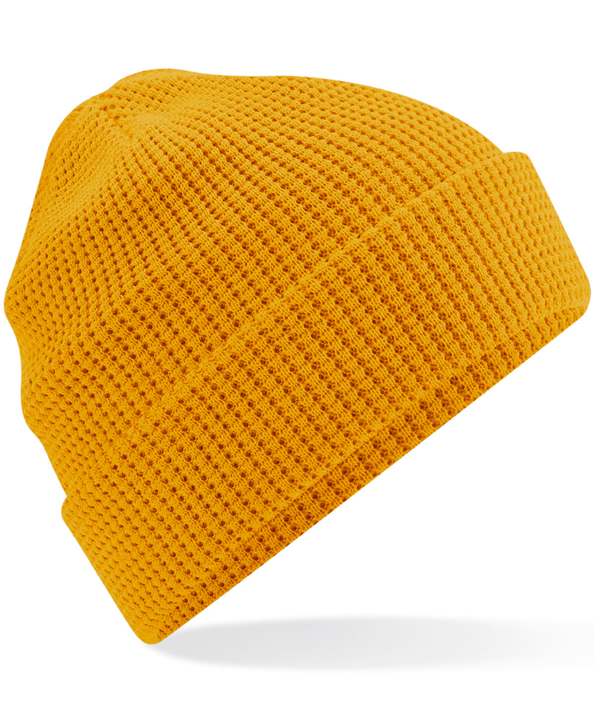 Organic cotton waffle beanie