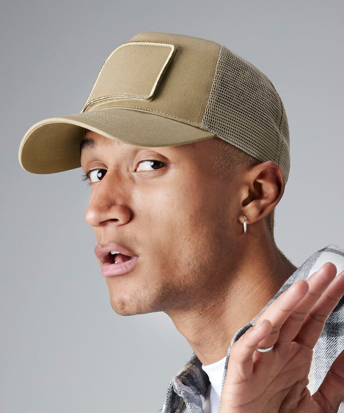 Patch snapback trucker