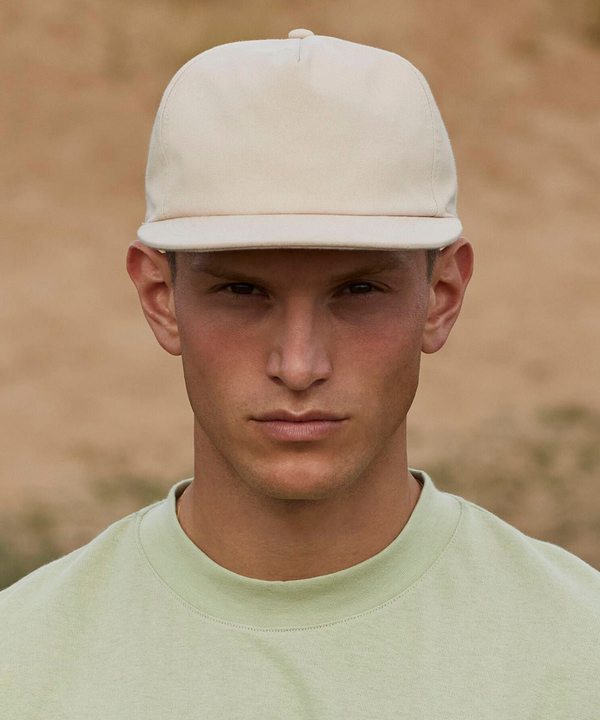 Organic cotton unstructured 5-panel cap
