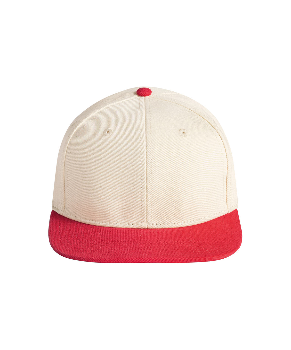 Contrast flat peak 6-panel cap