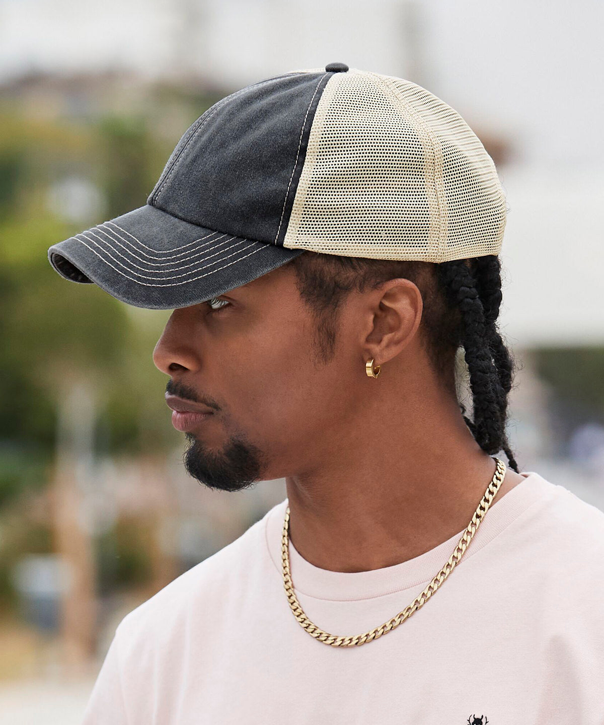 6-panel vintage trucker