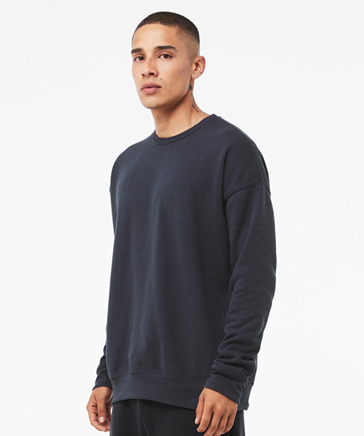 Unisex drop shoulder fleece