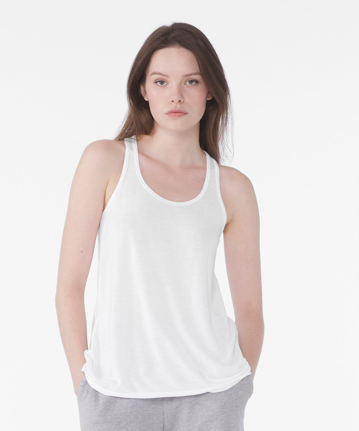 Flowy racerback tank top