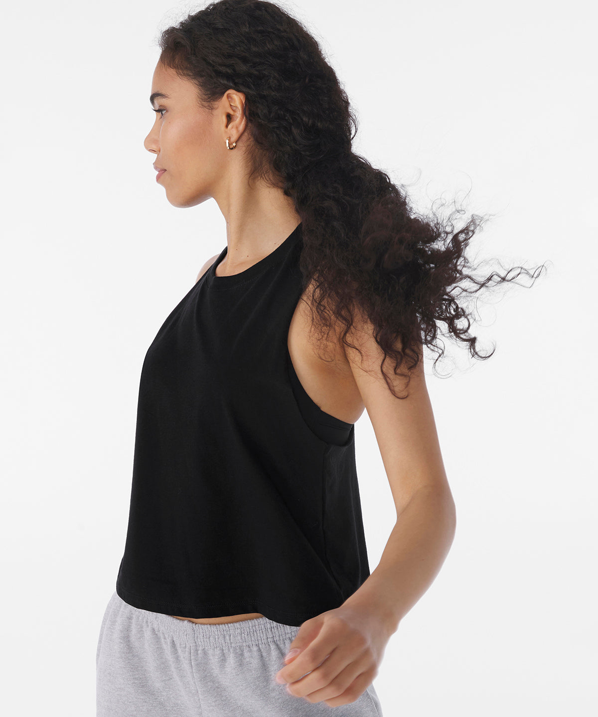 Women's racerback cropped tank