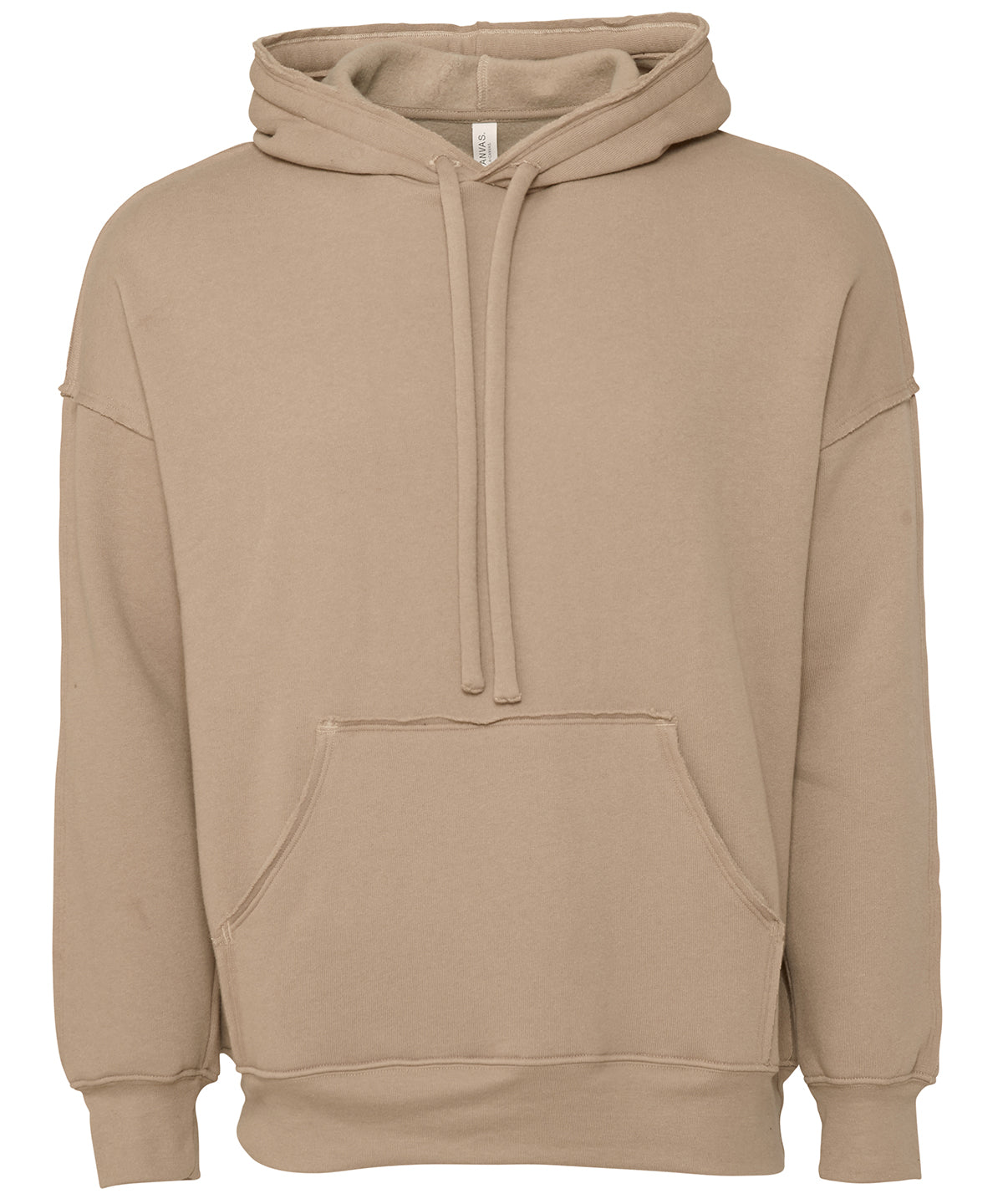 Unisex raw-seam hoodie