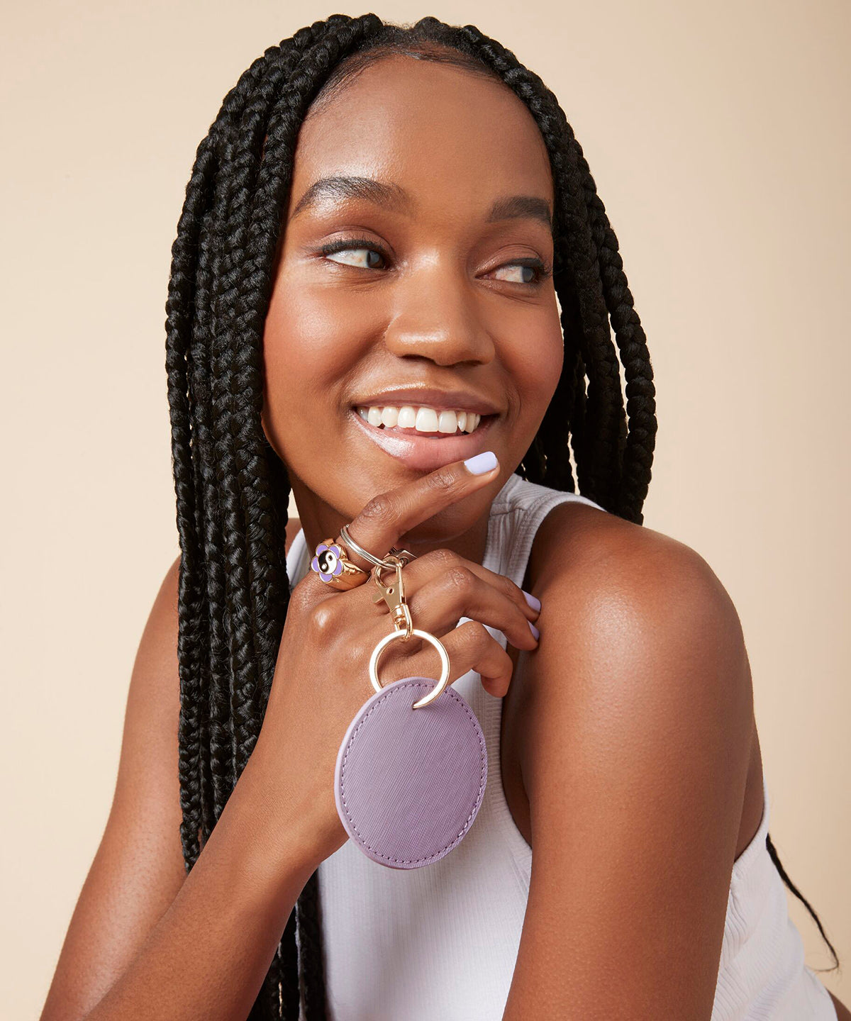 Boutique circular keyclip