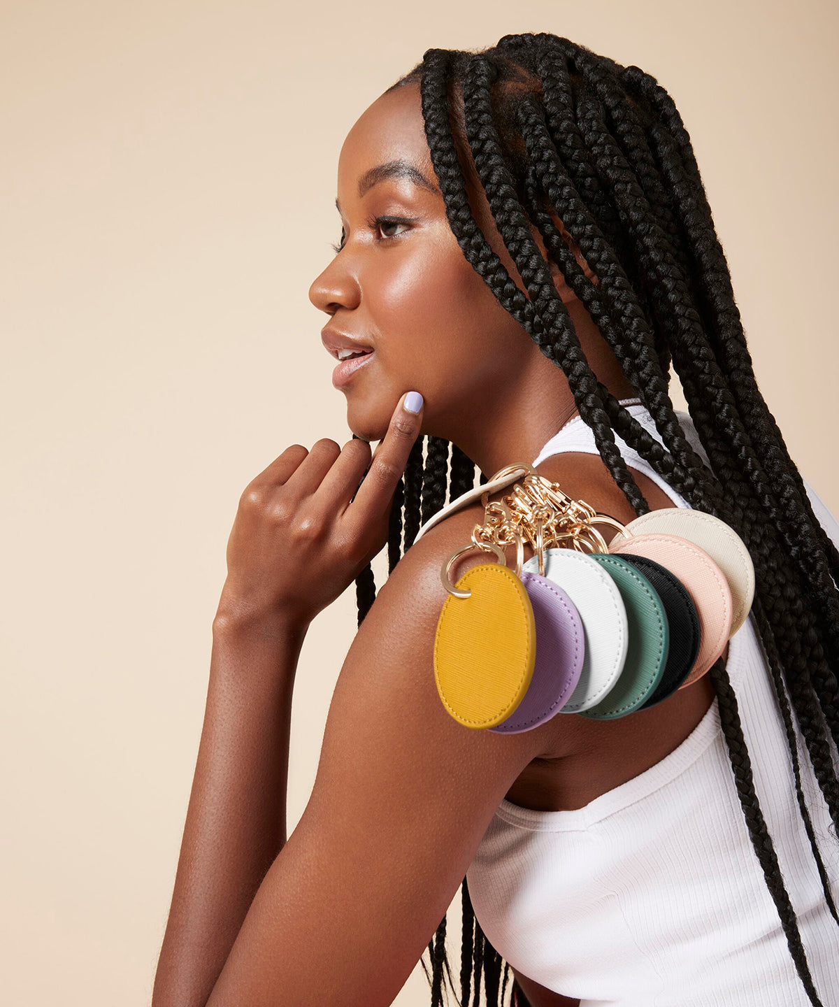 Boutique circular keyclip