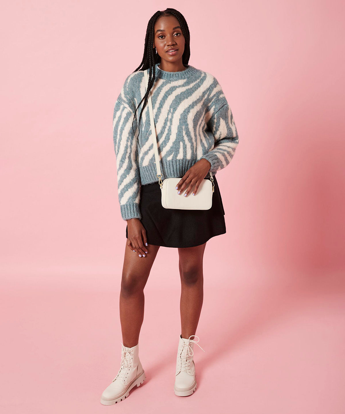 Boutique structured cross body bag