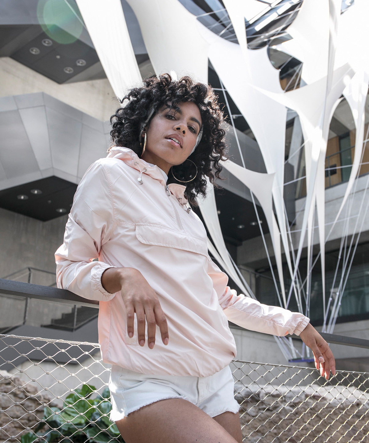 Women's basic pullover jacket