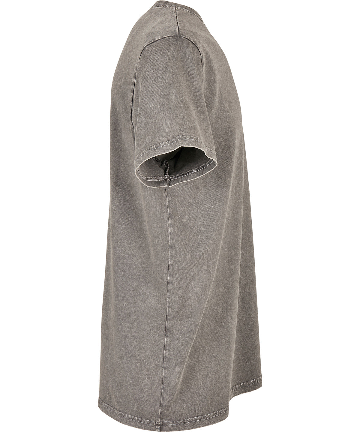 Acid washed round neck tee