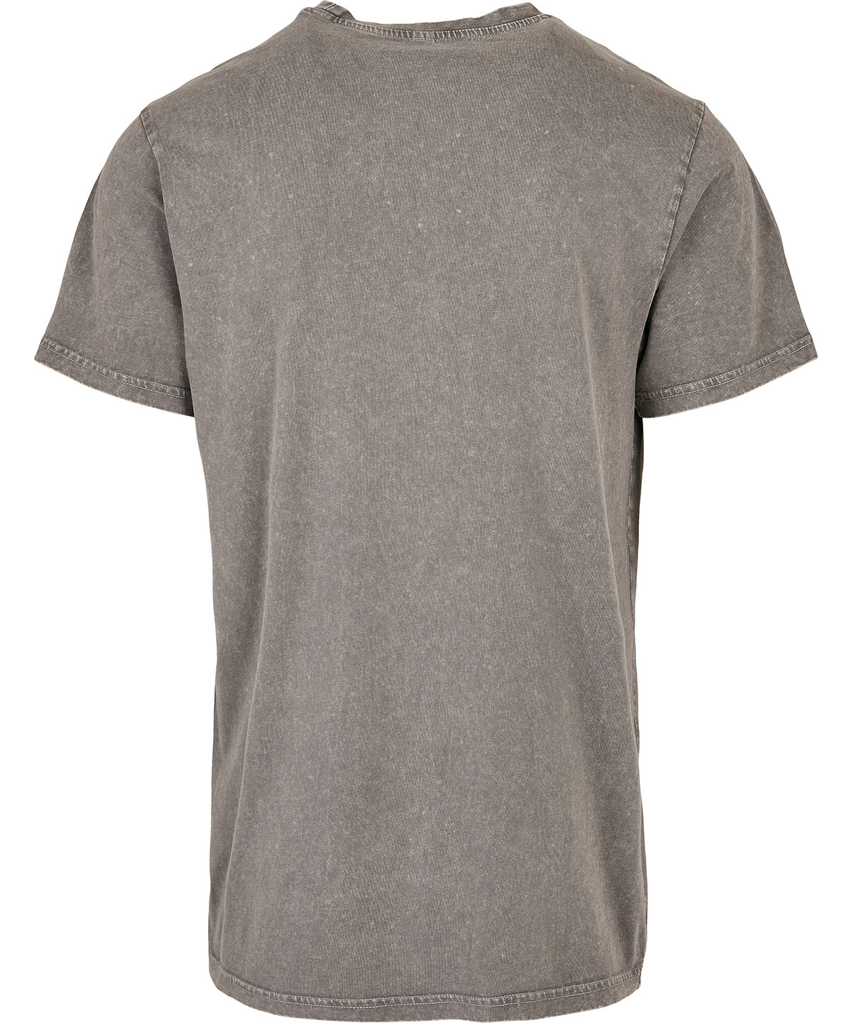 Acid washed round neck tee