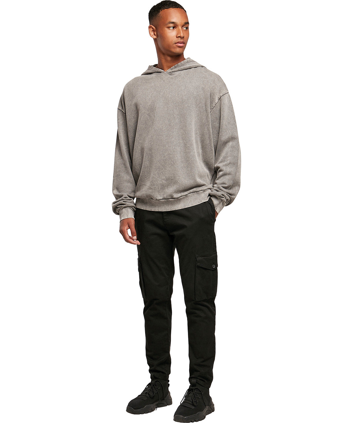 Acid washed oversize hoodie