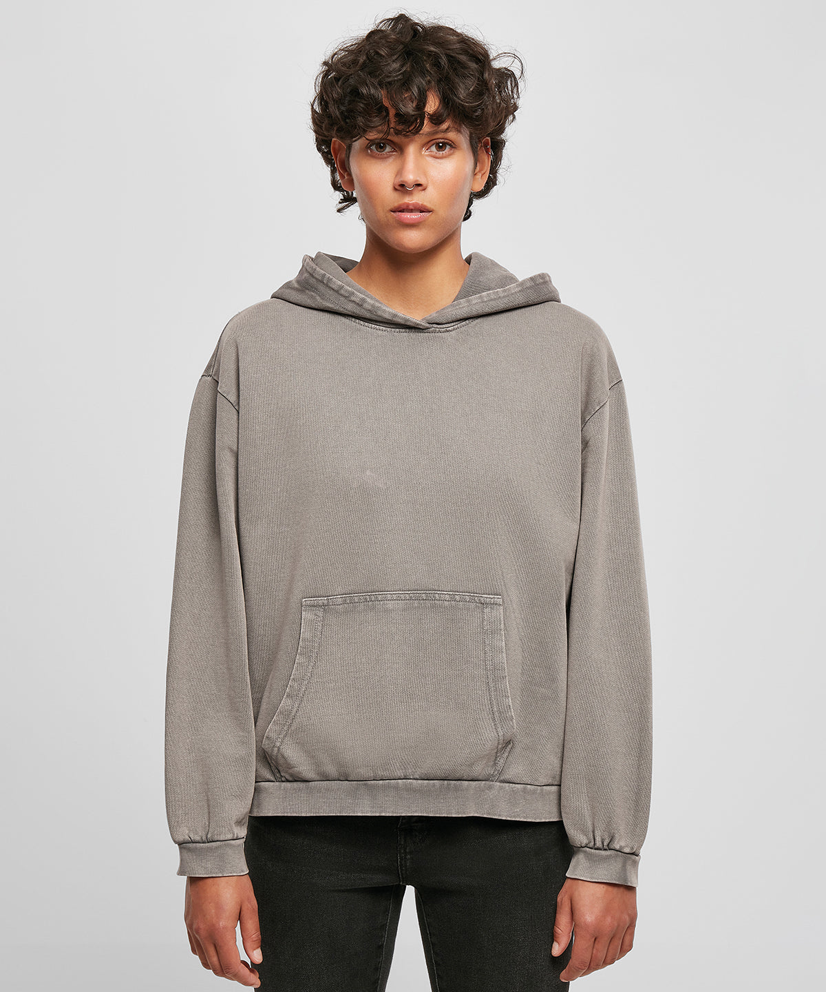 Women's acid washed oversized hoodie