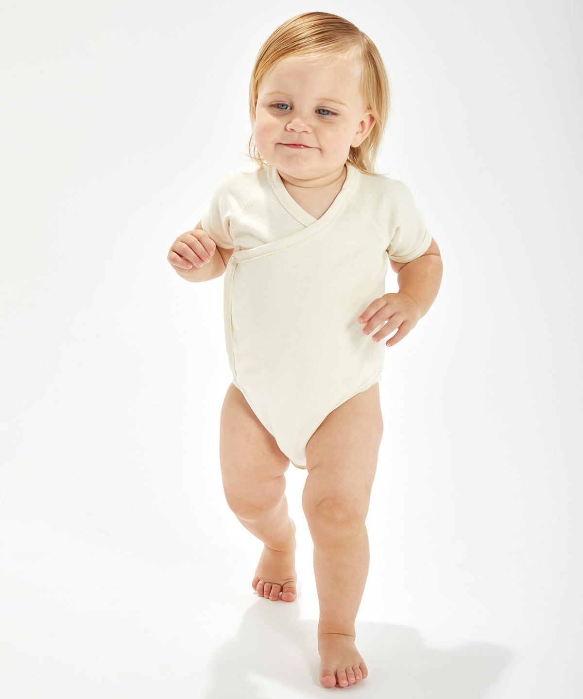 Baby organic kimono bodysuit