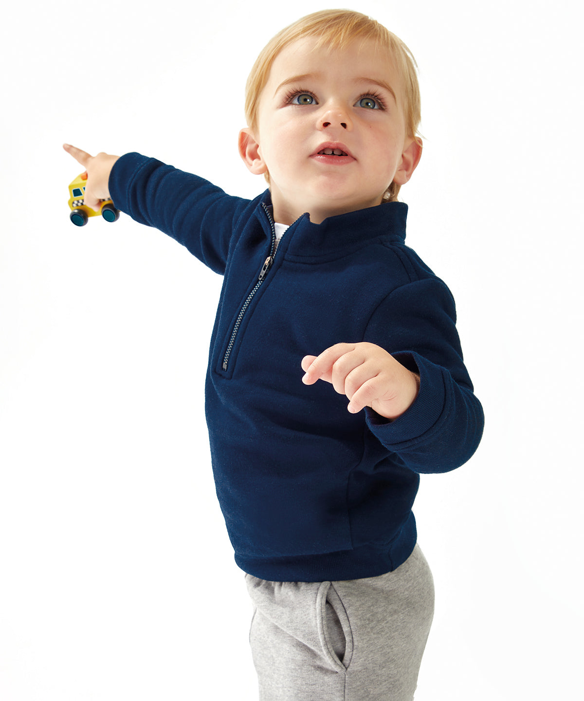 Baby ¼-zip sweatshirt