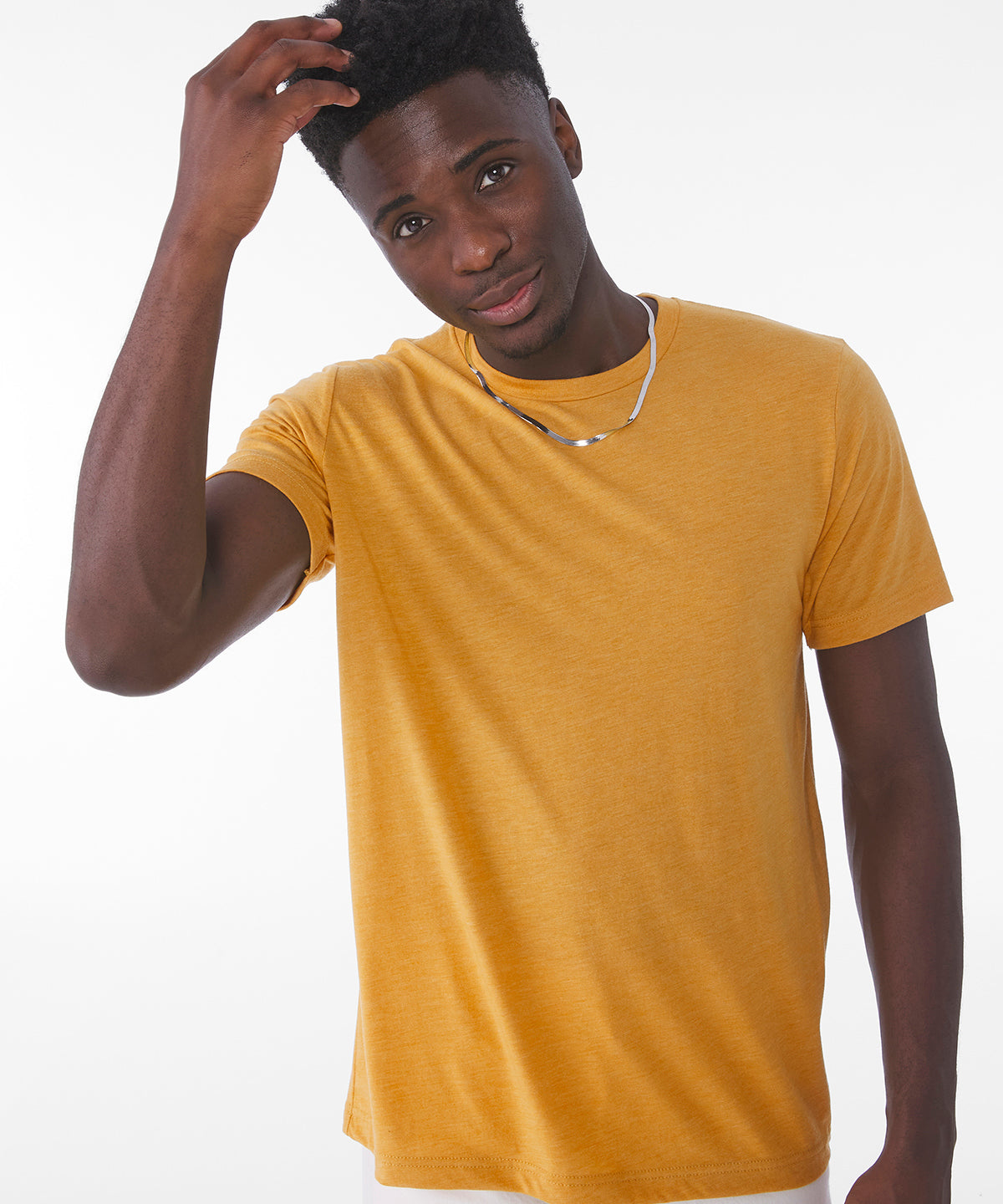 Unisex triblend crew neck t-shirt