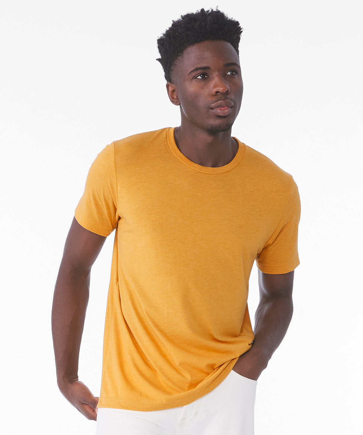 Unisex triblend crew neck t-shirt