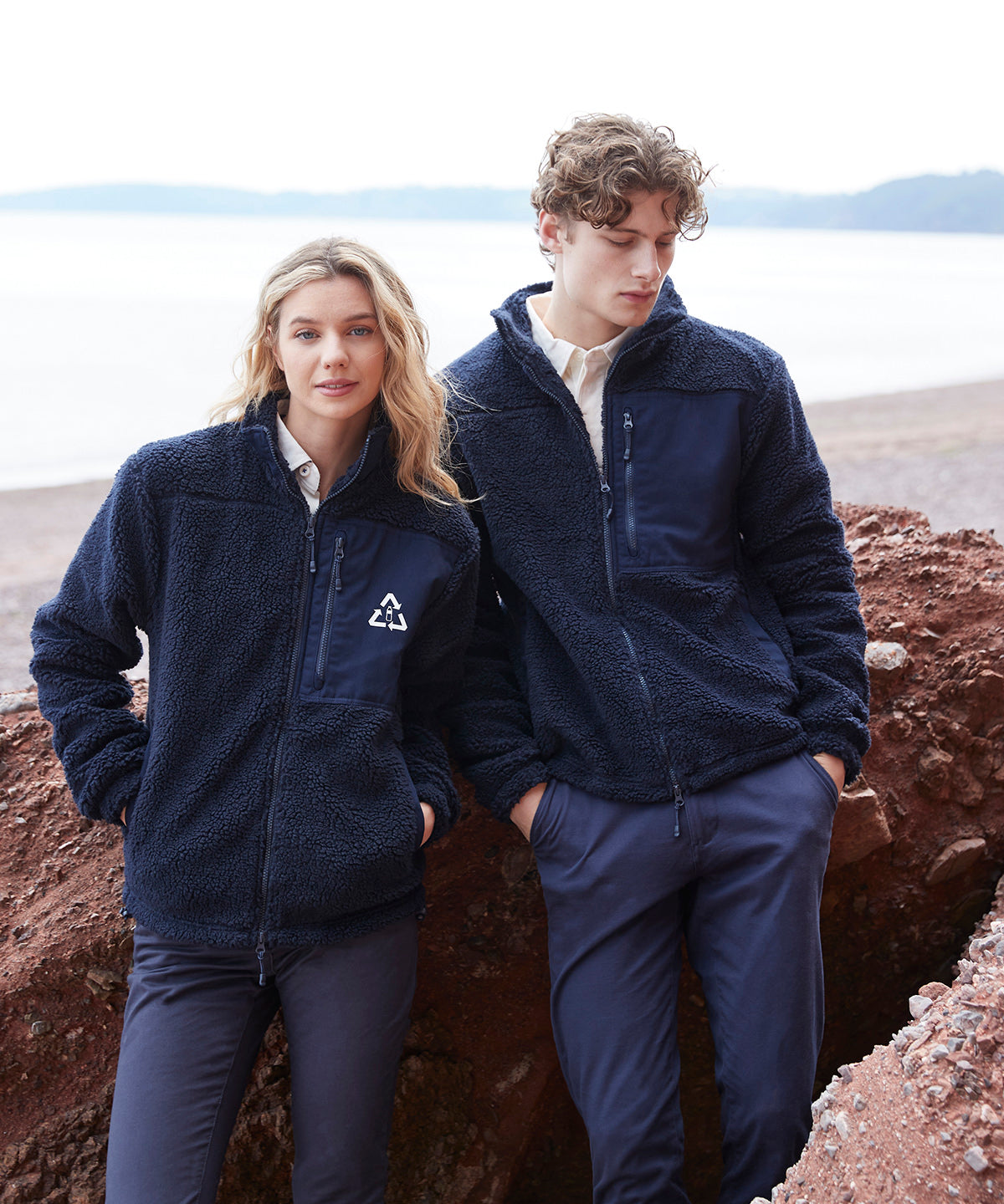 Recycled sherpa fleece