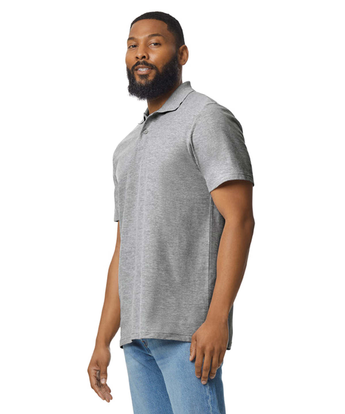 Softstyle™ adult double piqué polo