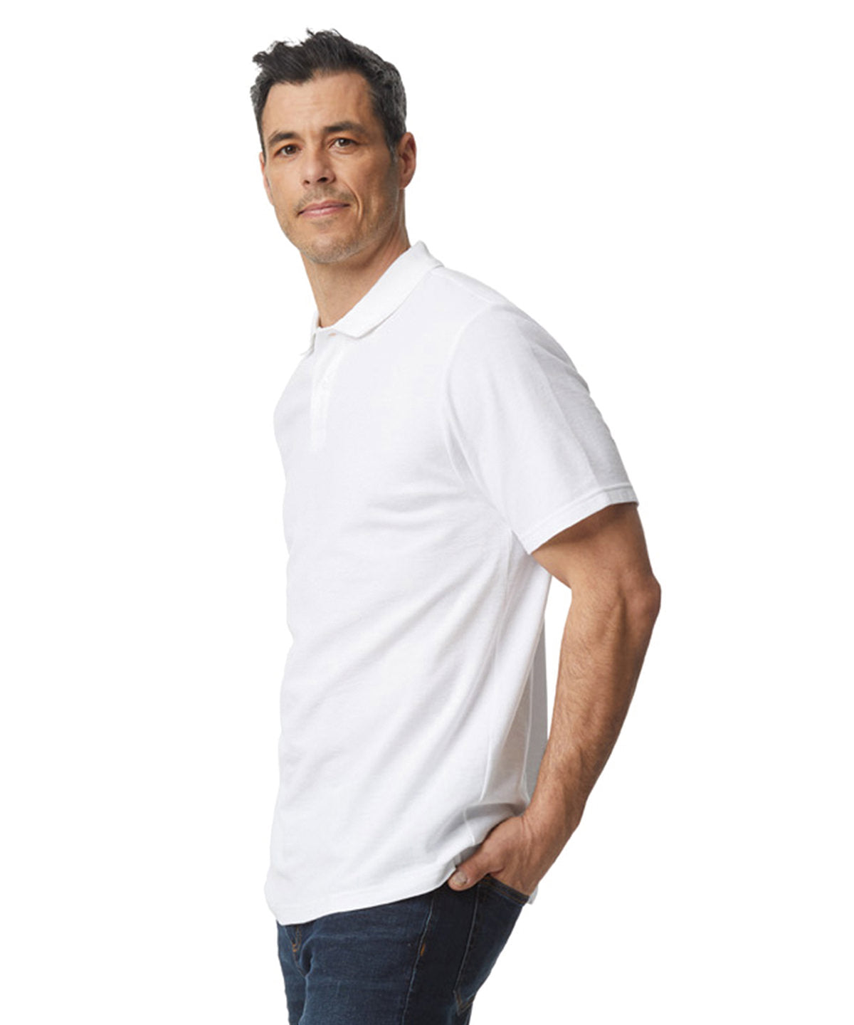 Softstyle™ adult double piqué polo