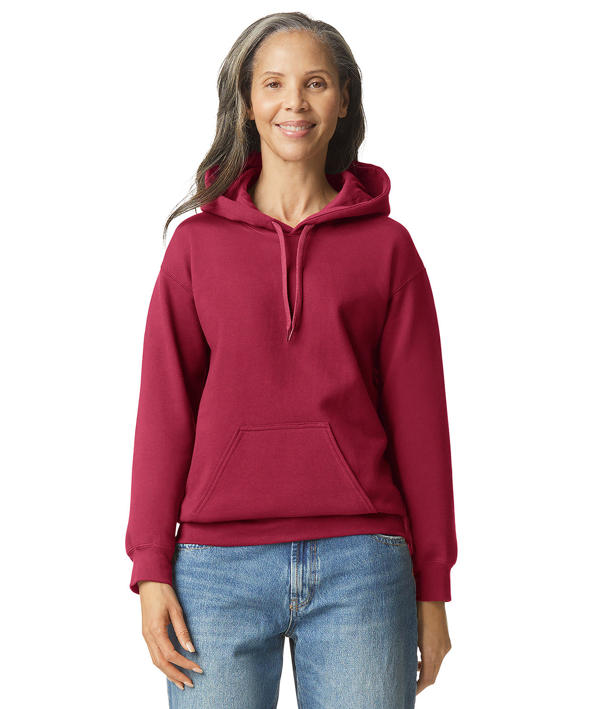 Softstyle™ midweight fleece adult hoodie