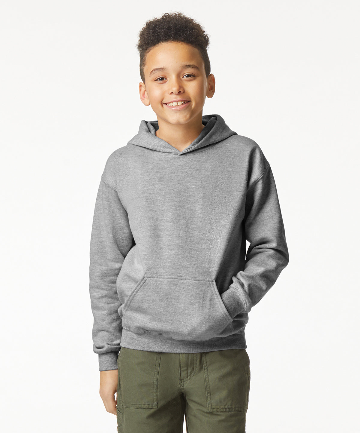 Softstyle™ midweight fleece youth hoodie