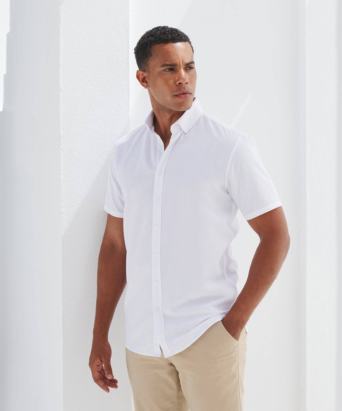 Short sleeve ‘cotton-feel’ Coolplus® shirt