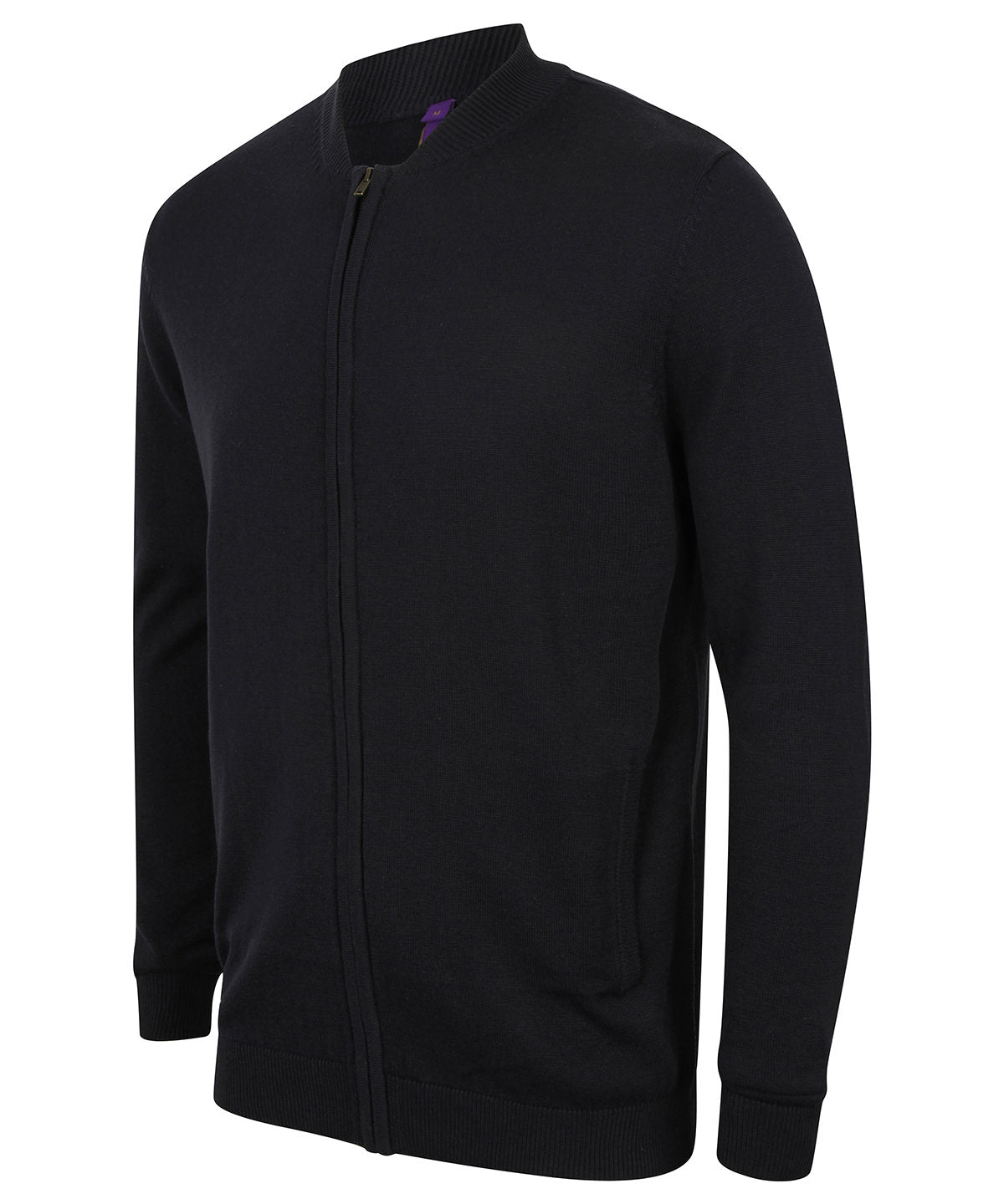 Unisex zip-through cardigan