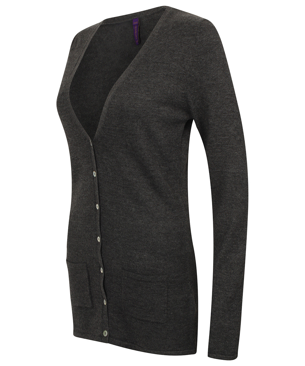 Women's v-button cardigan