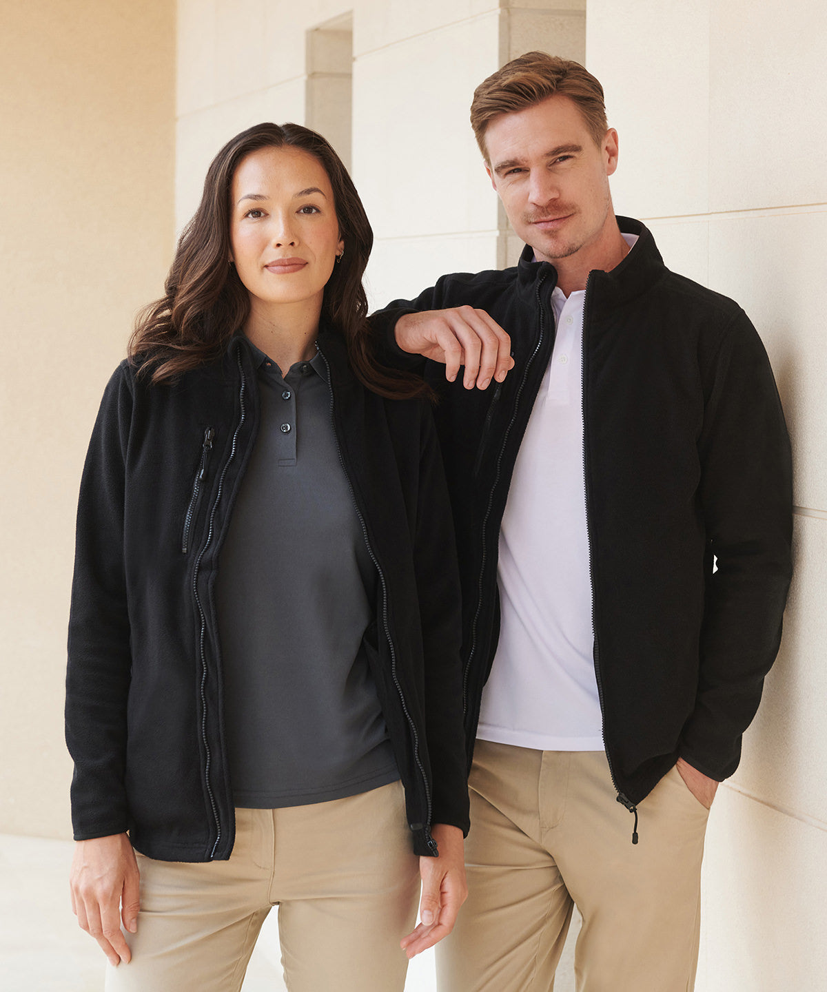 Recycled polyester microfleece jacket