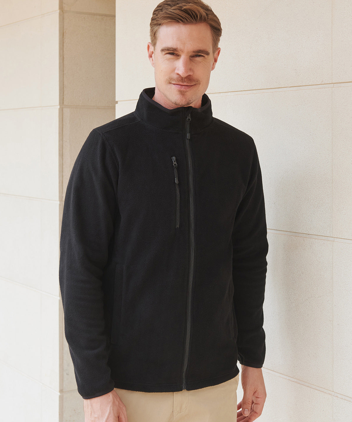 Recycled polyester microfleece jacket