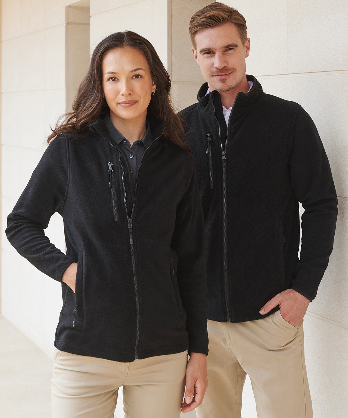 Recycled polyester microfleece jacket