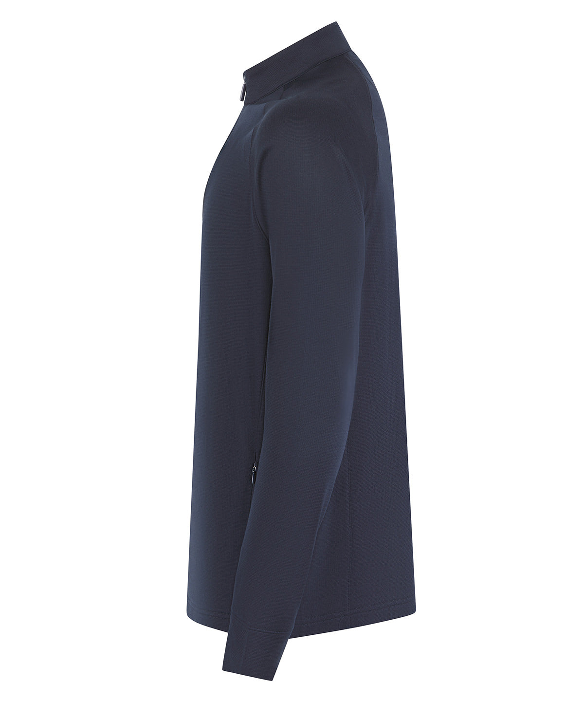 ¼ zip top with wicking finish