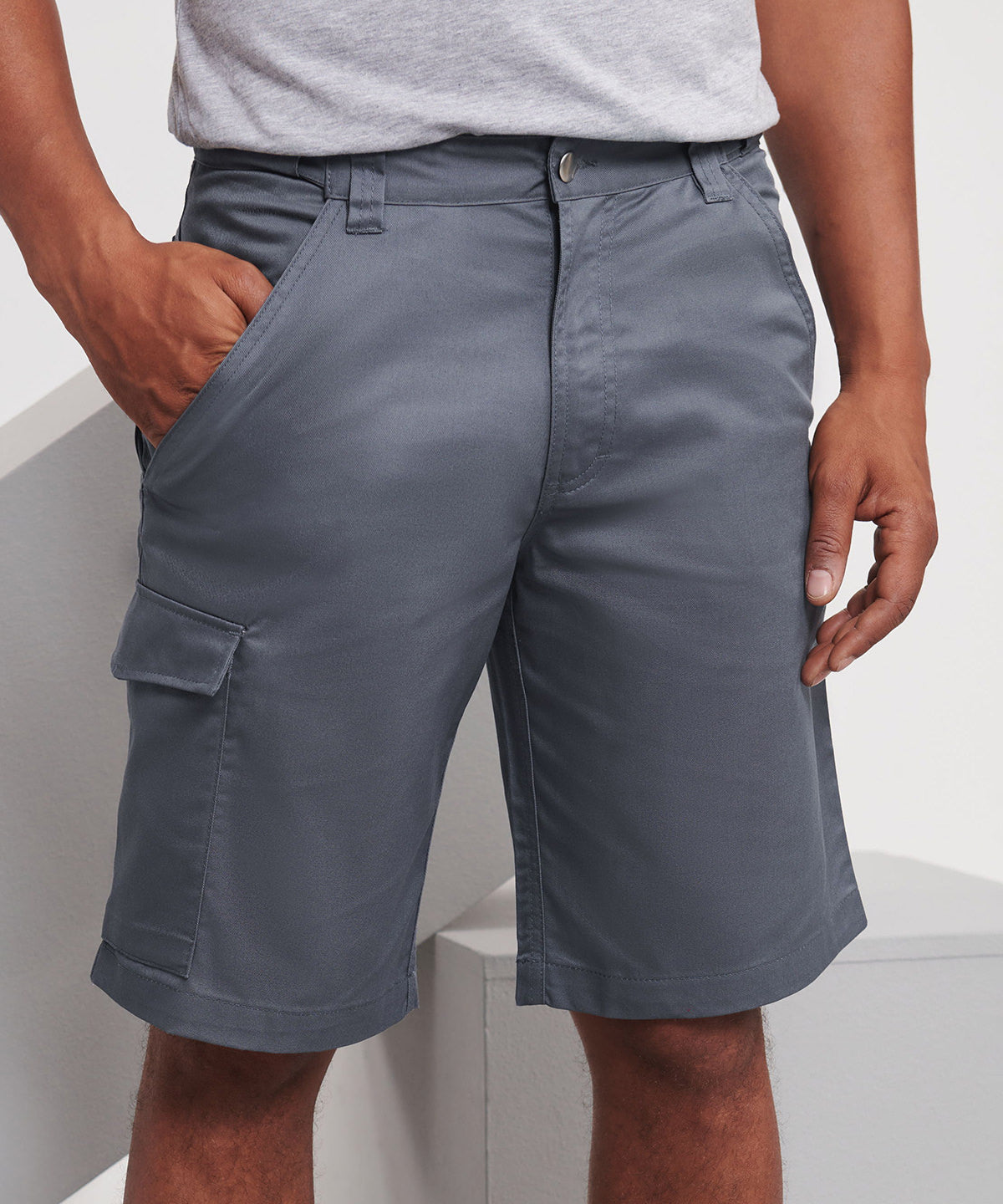Polycotton twill workwear shorts