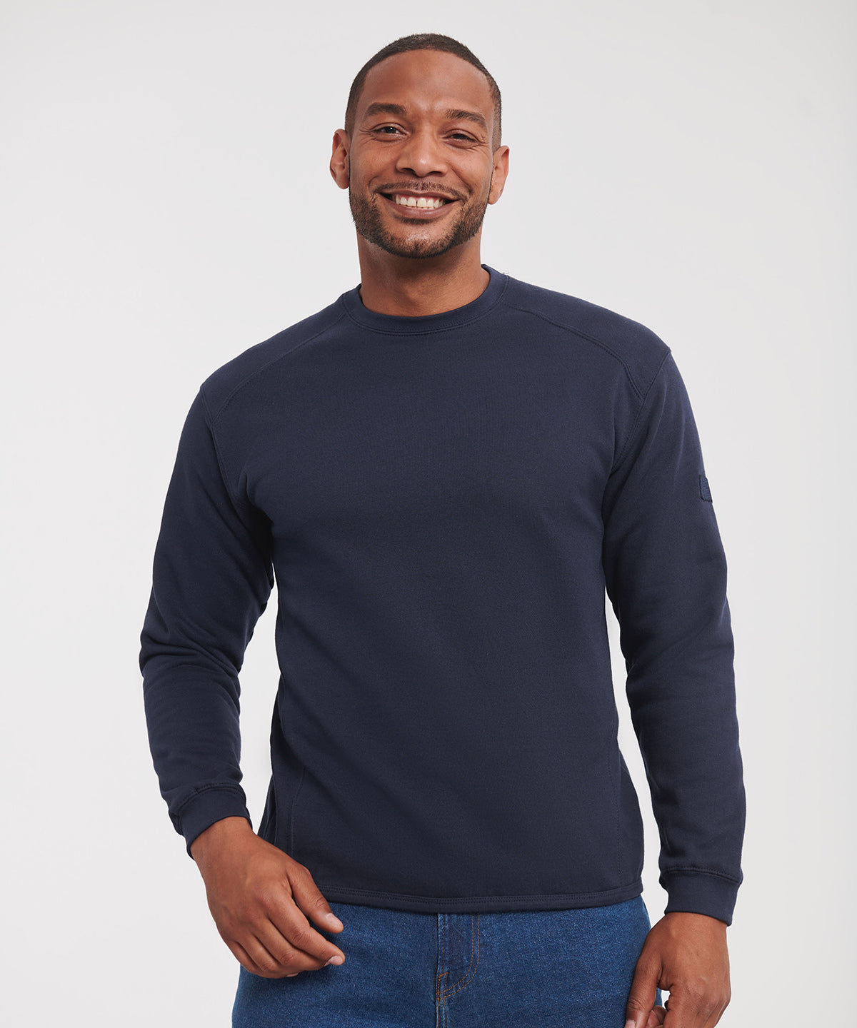 Heavy-duty crew neck sweatshirt