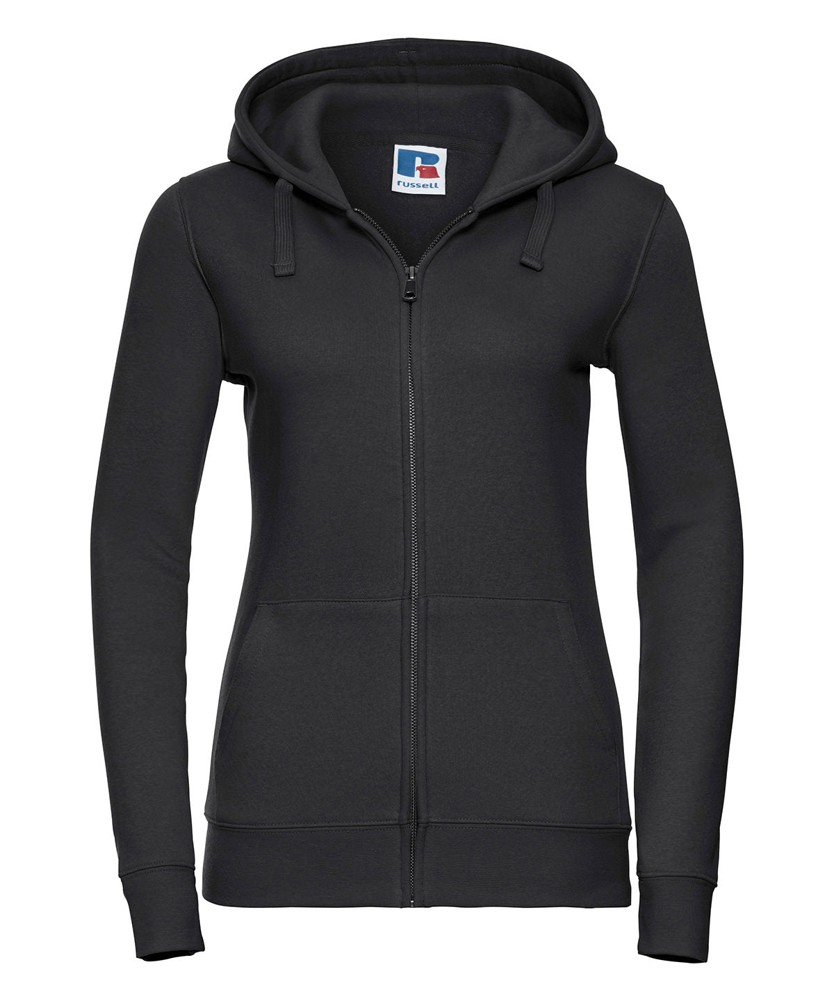 Women's authentic zipped hooded sweatshirt