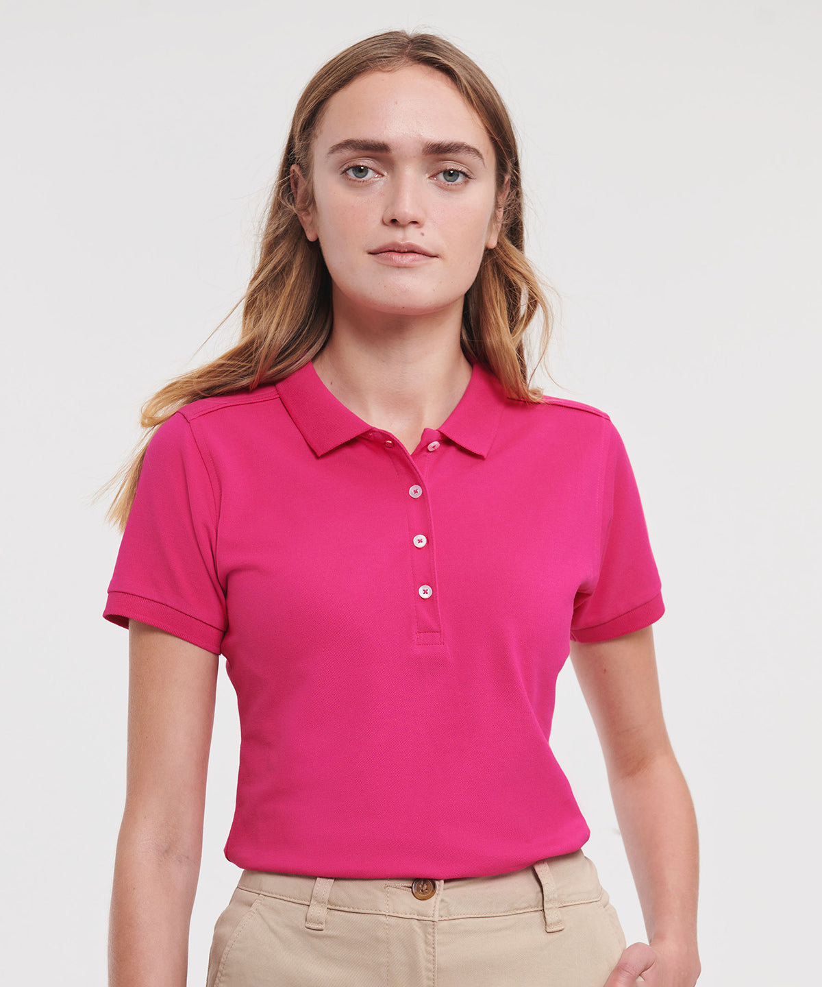 Women's stretch polo