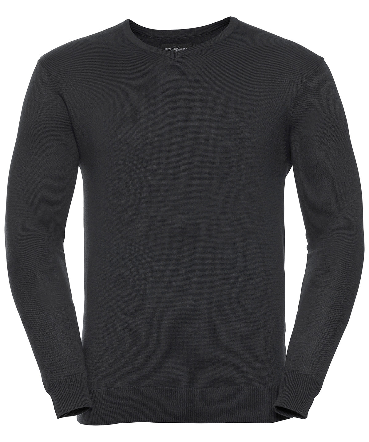 V-neck knitted sweater