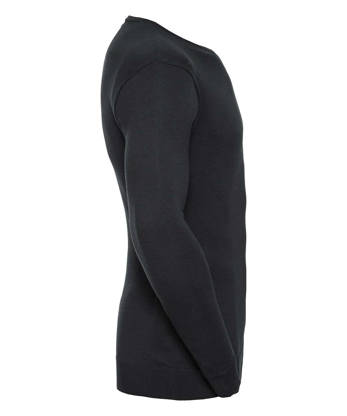 V-neck knitted sweater