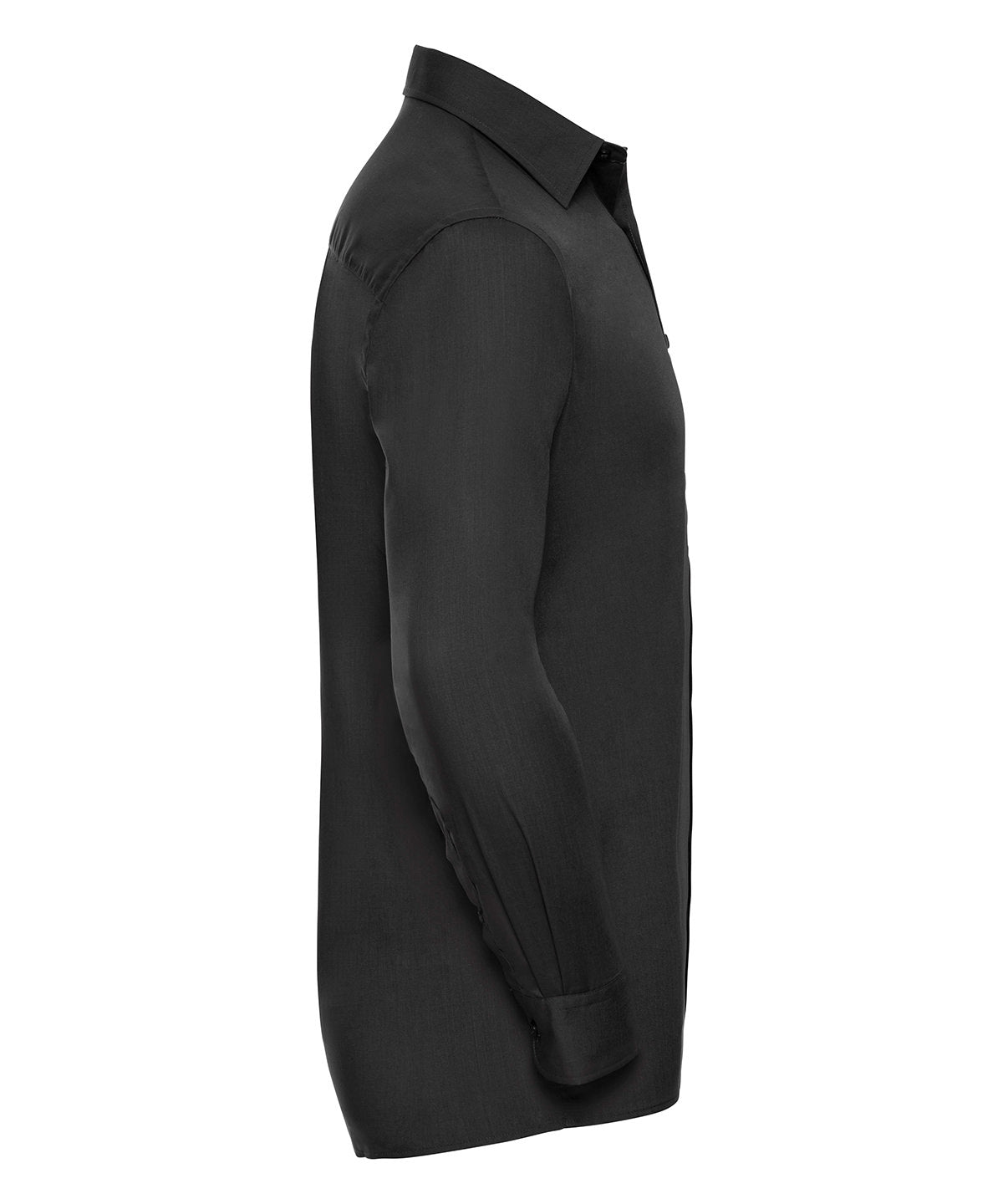 Long sleeve polycotton easycare poplin shirt