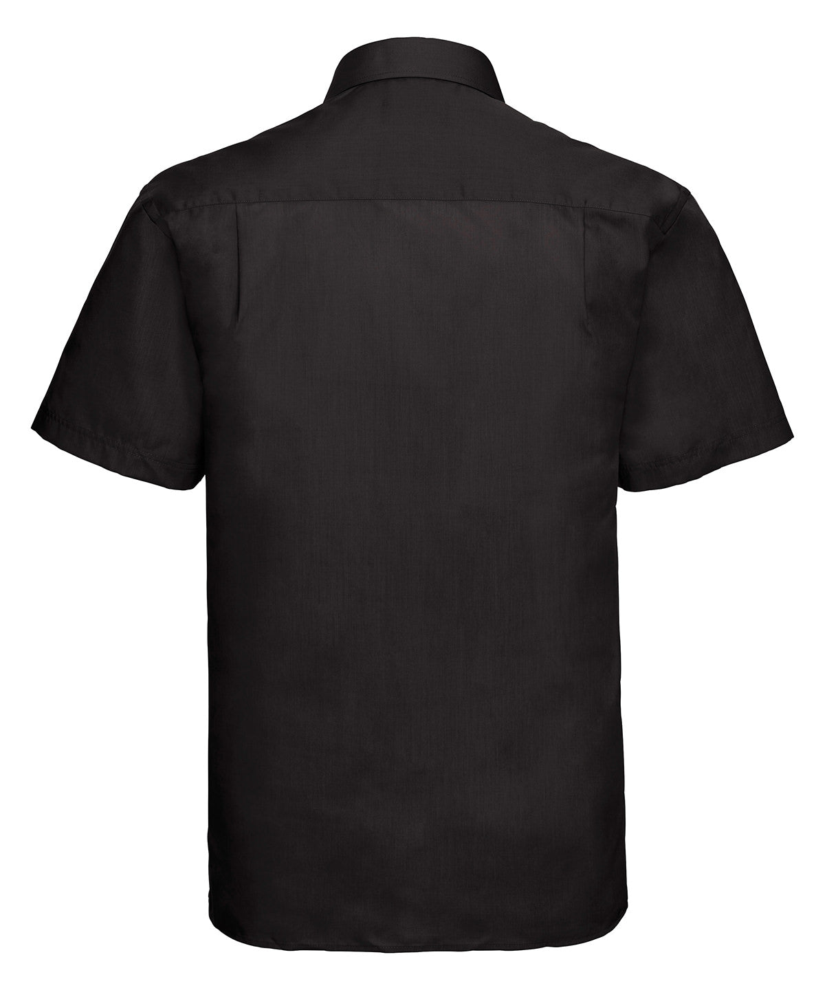 Short sleeve polycotton easycare poplin shirt