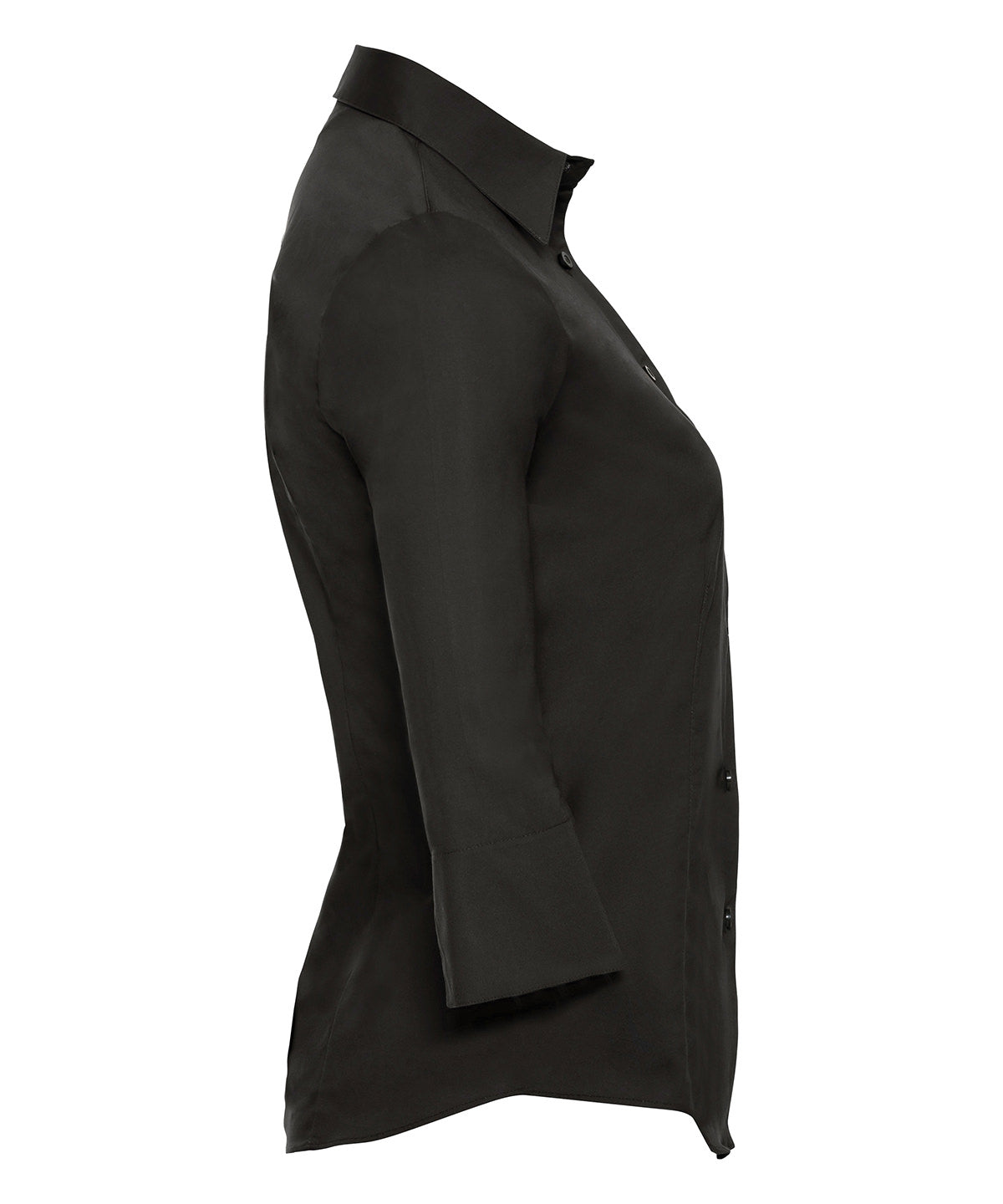 Women's ¾ sleeve easycare fitted shirt