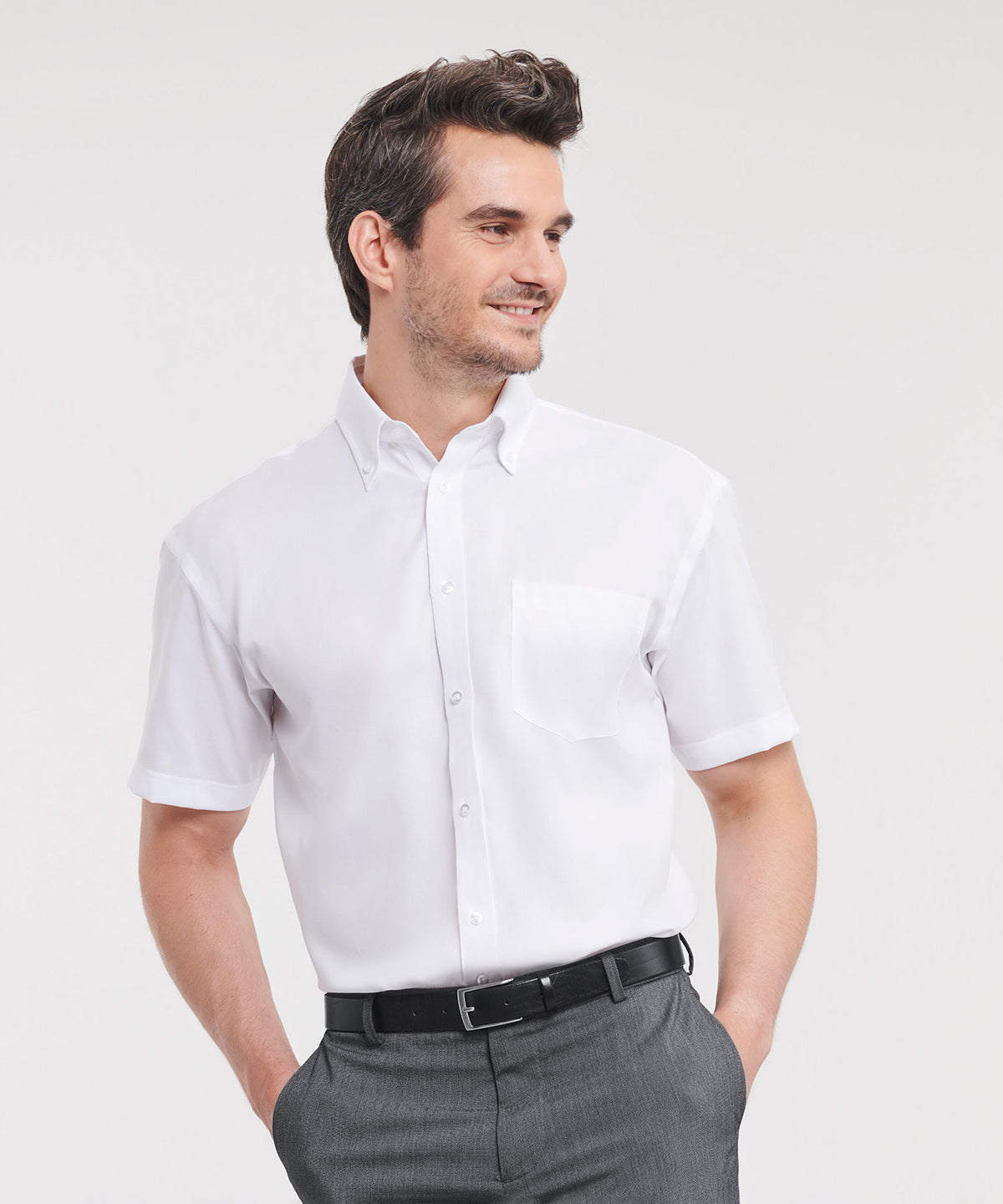 Short sleeve ultimate non-iron shirt