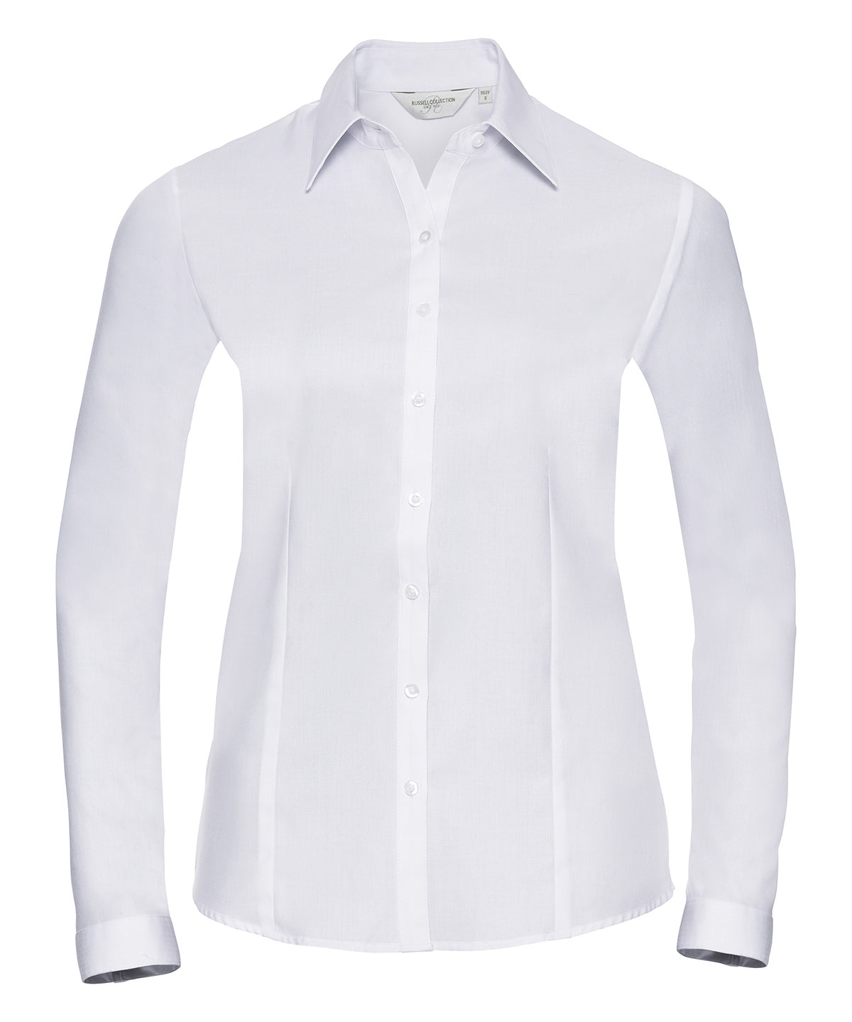 Women's long sleeve herringbone shirt